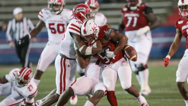Percy Butler Causes Fumble